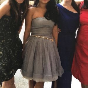 H&M silver grey dress